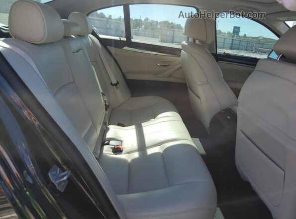 WBA5B1C50GG554151 2016 BMW 5 SERIES Black Հետևի նստատեղերի տեսք
