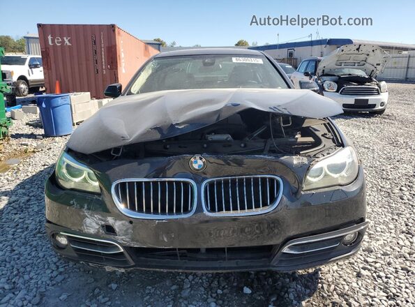 WBA5B1C50GG554151 2016 BMW 5 SERIES Black Դիմացի տեսք