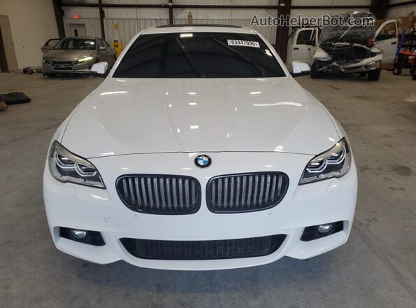 WBA5B1C51GG131630 2016 BMW 5 SERIES White Front view