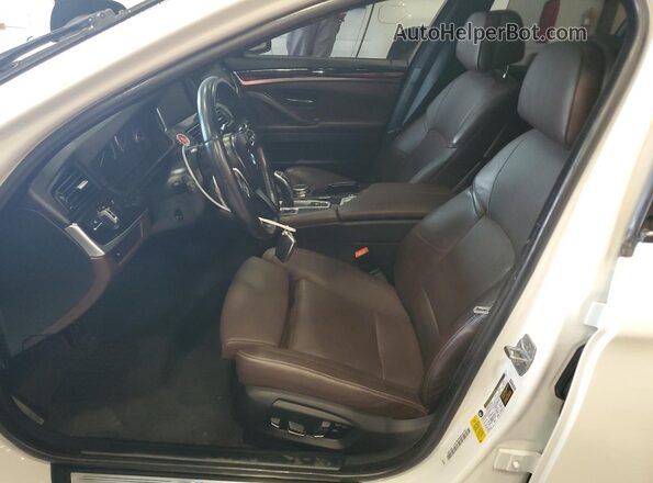 WBA5B1C51GG131630 2016 BMW 5 SERIES White Front interior view