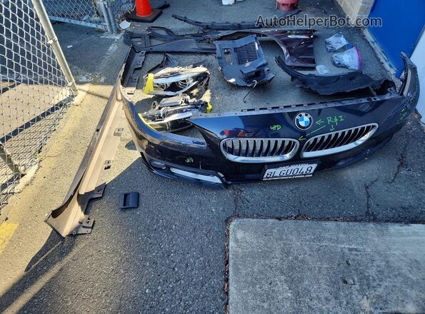 WBA5B1C52GG133483 2016 BMW 5 SERIES Charcoal Vista del compartimento del motor