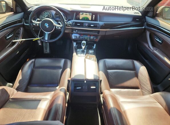 WBA5B1C52GG551588 2016 BMW 5 SERIES Gray Dashboard view