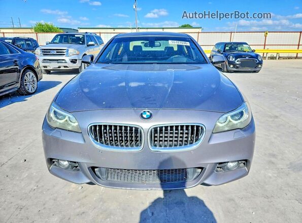 WBA5B1C52GG551588 2016 BMW 5 SERIES Gray Front view