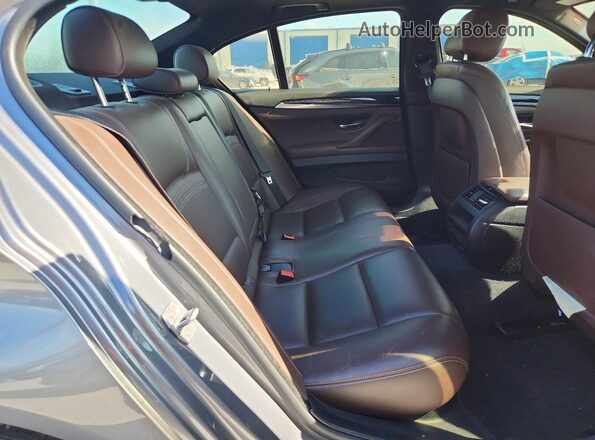 WBA5B1C52GG551588 2016 BMW 5 SERIES Gray Rear seats view
