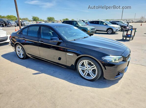WBA5B1C53GG130835 2016 BMW 5 SERIES Black წინა მარჯვენა