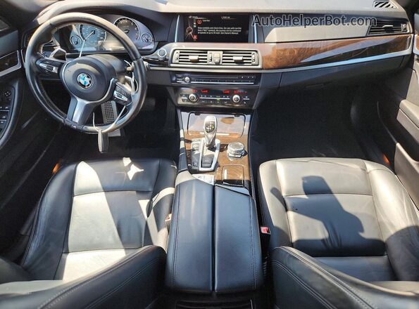 WBA5B1C53GG130835 2016 BMW 5 SERIES Black წინა პანელის ხედი