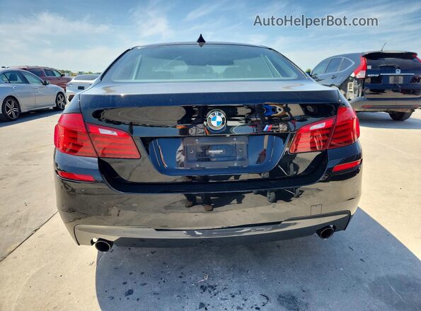 WBA5B1C53GG130835 2016 BMW 5 SERIES Black უკანა ხედი