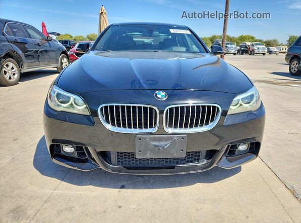 WBA5B1C53GG130835 2016 BMW 5 SERIES Black წინა ხედი