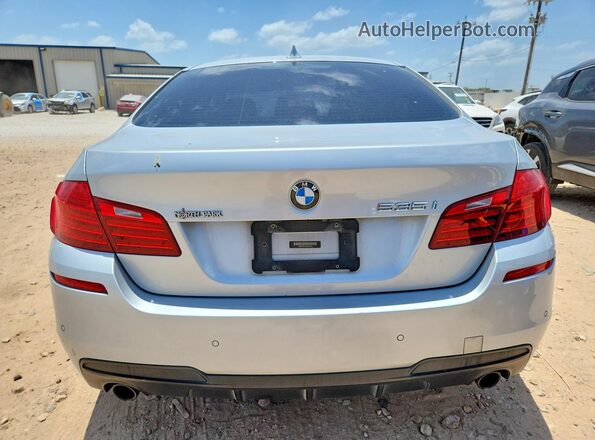 WBA5B1C53GG551681 2016 BMW 5 SERIES Silver Rear view
