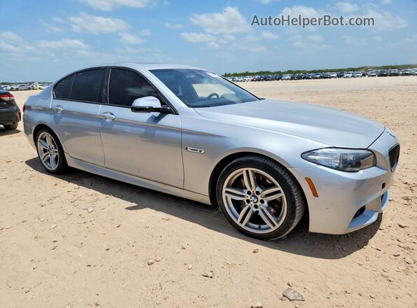 WBA5B1C53GG551681 2016 BMW 5 SERIES Silver Front right