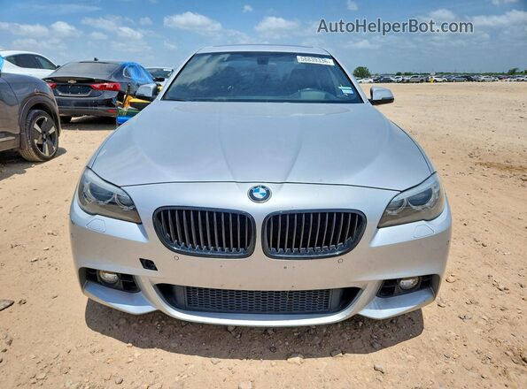 WBA5B1C53GG551681 2016 BMW 5 SERIES Silver Front view