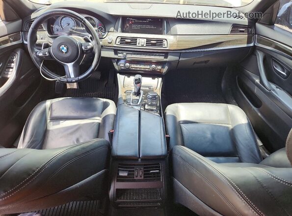 WBA5B1C53GG551681 2016 BMW 5 SERIES Silver Dashboard view