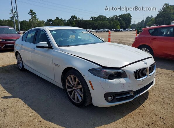 WBA5B1C55GG128973 2016 BMW 5 SERIES White წინა მარჯვენა