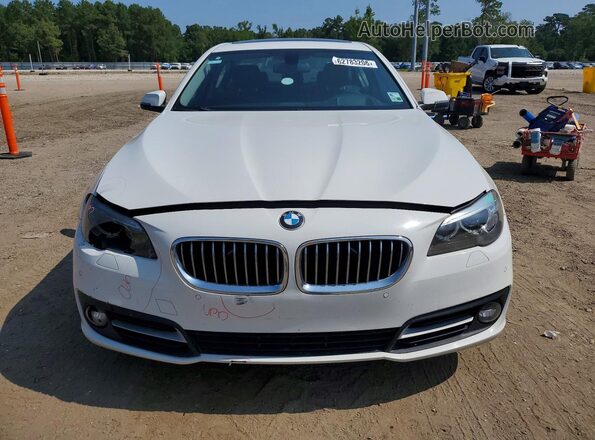 WBA5B1C55GG128973 2016 BMW 5 SERIES White წინა ხედი