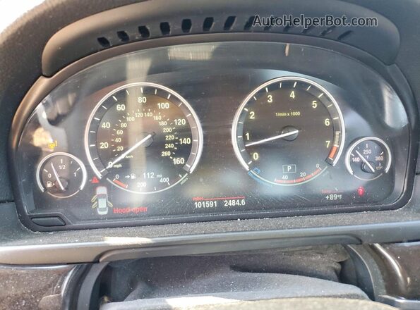 WBA5B1C55GG128973 2016 BMW 5 SERIES White ხელსაწყოთა პანელის ხედი