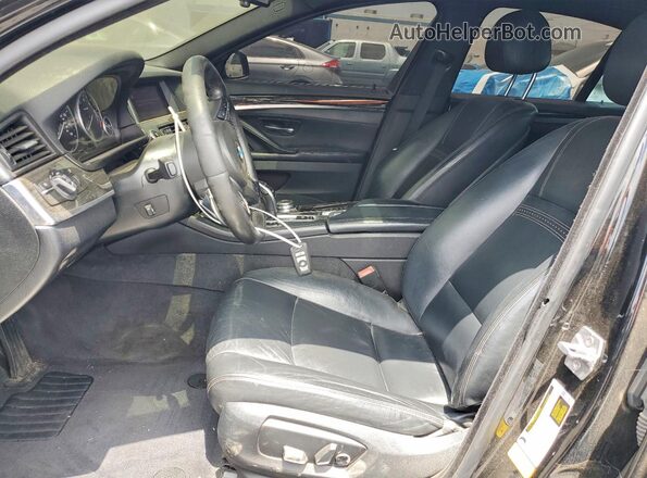 WBA5B1C55GG133655 2016 BMW 5 SERIES Black Вид салону спереду