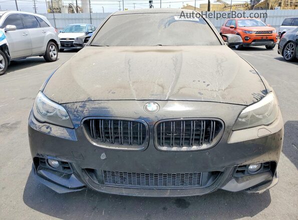 WBA5B1C55GG133655 2016 BMW 5 SERIES Black Вид спереду