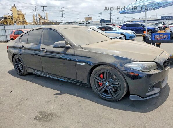 WBA5B1C55GG133655 2016 BMW 5 SERIES Black Передня права чверть