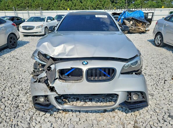 WBA5B1C55GG553688 2016 BMW 5 SERIES Silver Вид спереду