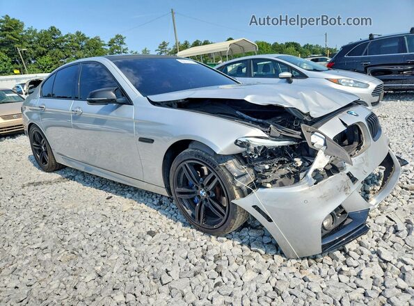 WBA5B1C55GG553688 2016 BMW 5 SERIES Silver Передня права чверть
