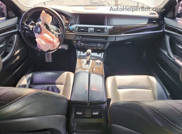 WBA5B1C55GG553688 2016 BMW 5 SERIES Silver Вид панелі приладів