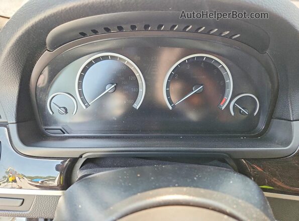WBA5B1C55GG553688 2016 BMW 5 SERIES Silver Вид щитка приладів