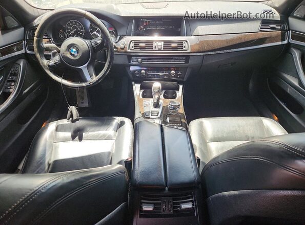 WBA5B1C56GG551903 2016 BMW 5 SERIES Black წინა პანელის ხედი