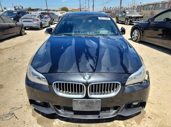 WBA5B1C56GG551903 2016 BMW 5 SERIES Black წინა ხედი