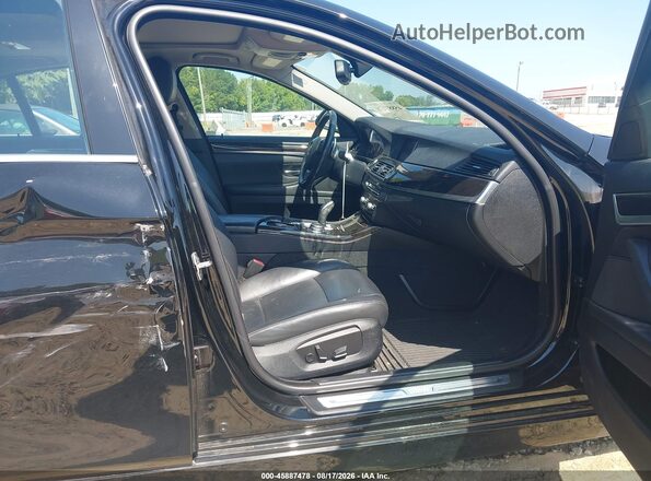 WBA5B1C57GG130322 2016 BMW 5 SERIES Black Widok wnętrza z przodu
