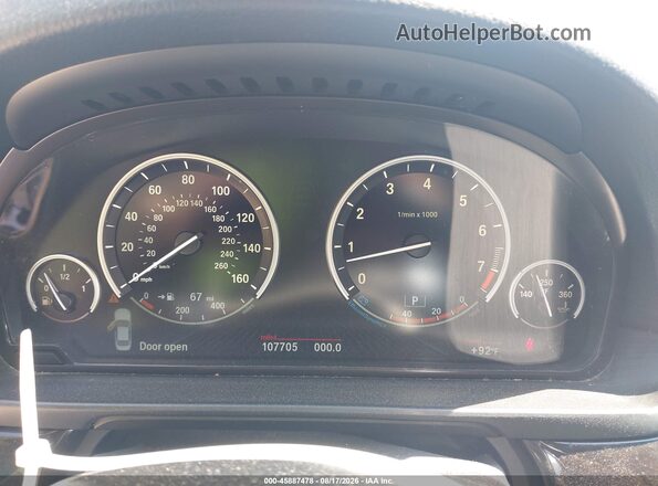 WBA5B1C57GG130322 2016 BMW 5 SERIES Black Widok tylnych siedzeń