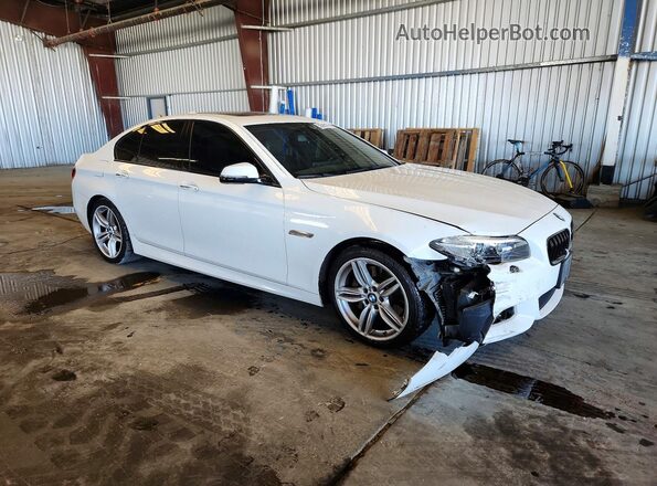 WBA5B1C59GG552639 2016 BMW 5 SERIES White წინა მარჯვენა