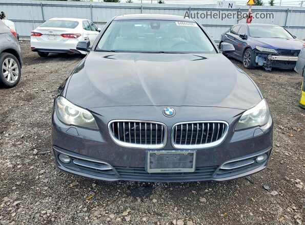 WBA5B3C52GG252954 2016 BMW 5 SERIES Black წინა ხედი