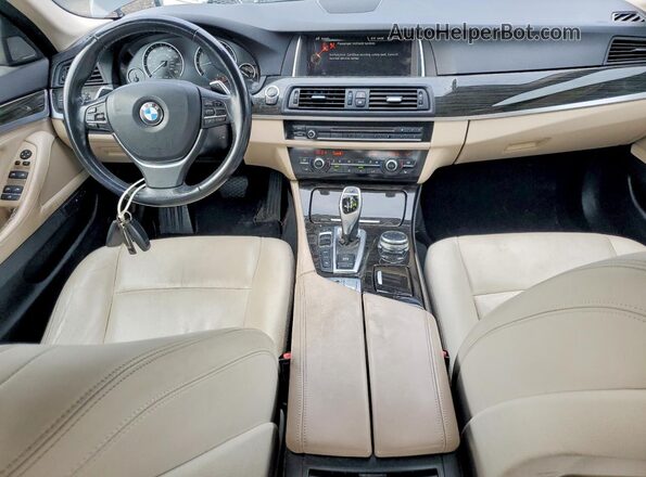 WBA5B3C52GG252954 2016 BMW 5 SERIES Black წინა პანელის ხედი