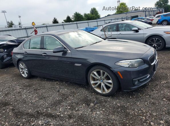 WBA5B3C52GG252954 2016 BMW 5 SERIES Black წინა მარჯვენა