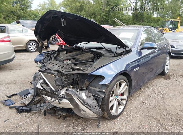 WBA5B3C52GG260679 2016 BMW 5 SERIES Blue Przód lewy