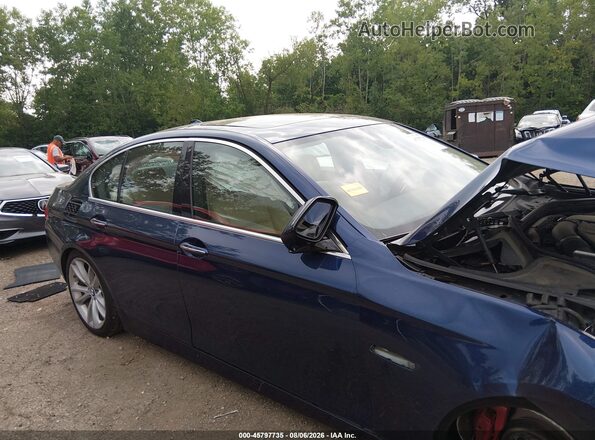 WBA5B3C52GG260679 2016 BMW 5 SERIES Blue Widok wnętrza z tyłu