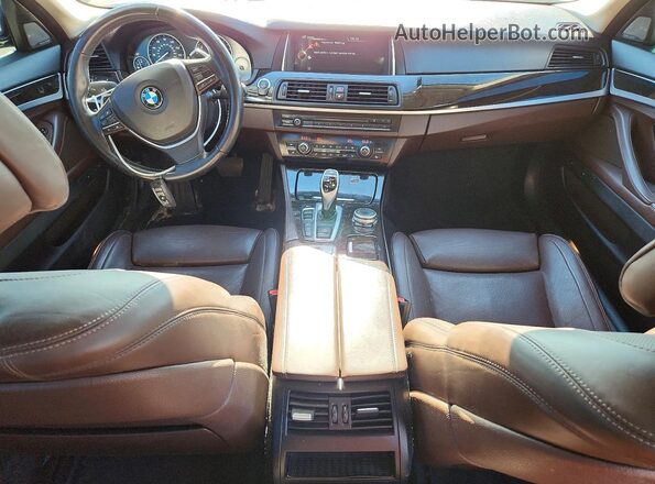 WBA5B3C54GG260182 2016 BMW 5 SERIES White Առջևի վահանակի տեսք