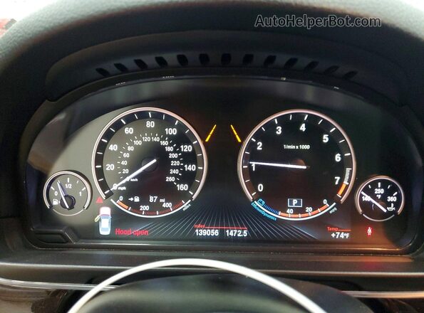 WBA5B3C58GG253980 2016 BMW 5 SERIES Серебряный Вид щитка приборов