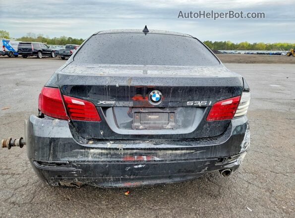 WBA5B3C58GG255728 2016 BMW 5 SERIES Black უკანა ხედი