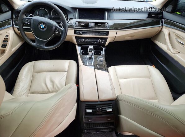 WBA5B3C58GG255728 2016 BMW 5 SERIES Black წინა პანელის ხედი