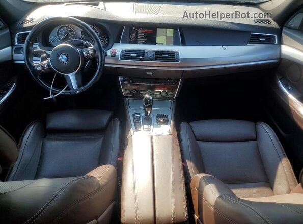 WBA5M0C52GD085151 2016 BMW 5 SERIES Black წინა პანელის ხედი