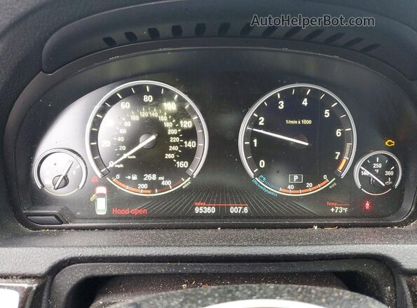 WBA5M4C58GD186749 2016 BMW 5 SERIES Gray Սարքավորումների վահանակի տեսք