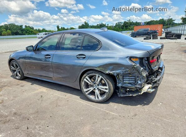 WBA5P7C05NFL65779 2022 BMW 3 SERIES Gray Trasero izquierdo
