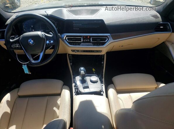 WBA5R1C02LFH37683 2020 BMW 3 SERIES Black წინა პანელის ხედი