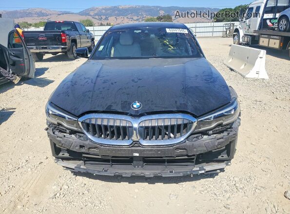 WBA5R1C02LFH37683 2020 BMW 3 SERIES Black წინა ხედი