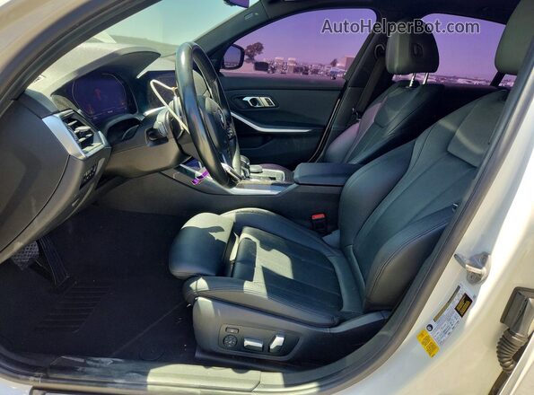WBA5R1C06LFH43986 2020 BMW 3 SERIES White Front interior view
