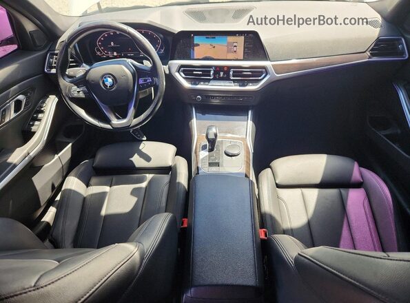 WBA5R1C06LFH43986 2020 BMW 3 SERIES White Dashboard view
