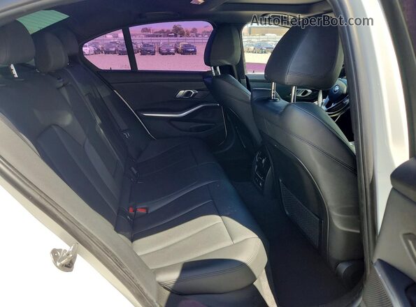 WBA5R1C06LFH43986 2020 BMW 3 SERIES White Rear seats view