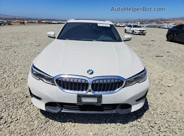 WBA5R1C06LFH43986 2020 BMW 3 SERIES White Front view