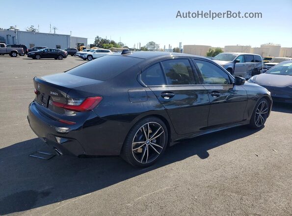 WBA5R1C50KAK09693 2019 BMW 3 SERIES Черный Задняя правая четверть